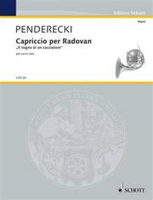 Krzysztof Penderecki: Capriccio per Radovan: Solo pour Cor Français