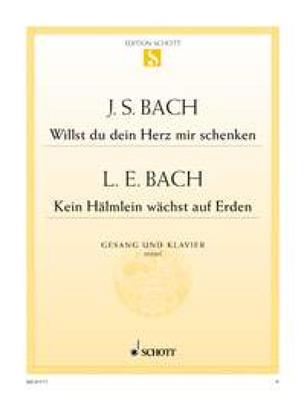 Johann Sebastian Bach: Willst du dein Herz mir schenken: Chant et Piano