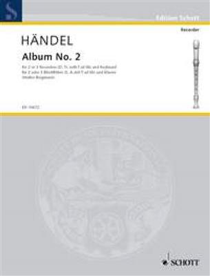 Georg Friedrich Händel: Album No 2 for two or three Recorder: Flûte à Bec (Ensemble)