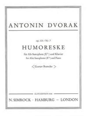 Gustav Bumcke: Humoresque op. 101-7: Saxophone Alto et Accomp.