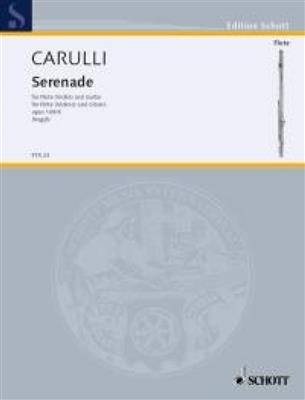 Ferdinando Carulli: Serenata N. 6 Op.109 Fl(Vn) E Chit (Nagel): Flûte Traversière et Accomp.