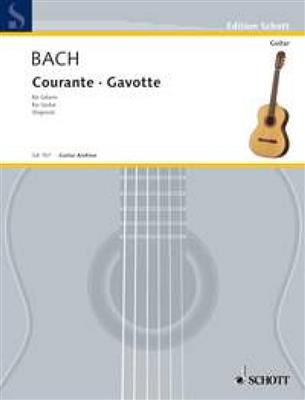 Johann Sebastian Bach: Courante Gavotte Git.: Solo pour Guitare