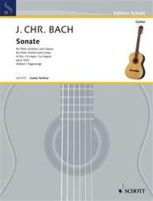 Johann Christoph Friedrich Bach: Sonata La Op. 16 N. 4 Fl(Vn) E Chit (Ragossnig): Flûte Traversière et Accomp.