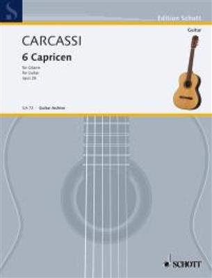 Matteo Carcassi: Caprices(6) Opus 26: Solo pour Guitare