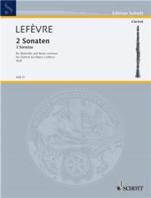 Jean-Xavier Lefèvre: Two Sonatas: Clarinette et Accomp.