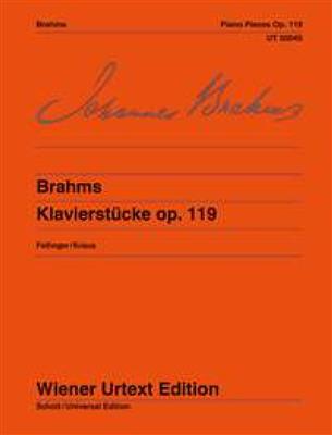 Johannes Brahms: Piano Pieces Op. 119: (Arr. Detlef Kraus): Solo de Piano