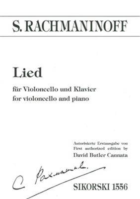 Sergei Rachmaninov: Lied: Violoncelle et Accomp.