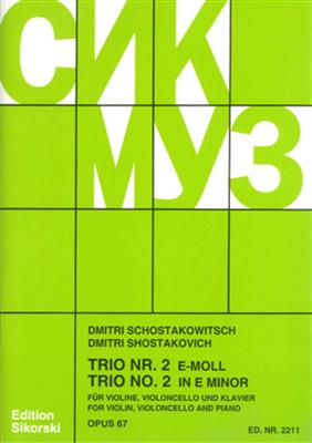 Dimitri Shostakovich: Trio 2 Op. 67 in E Minor: Trio pour Pianos