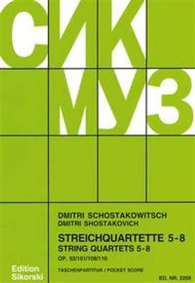 Dimitri Shostakovich: Quartetti 5-8 Op. 92, 101, 108, 110: Orchestre Symphonique
