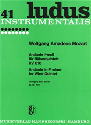 Wolfgang Amadeus Mozart: Andante In F Kv616: Quintette à Vent