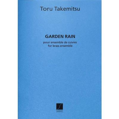 Toru Takemitsu: Garden Rain Pour Ensemble De Cuivres (Score): Ensemble de Cuivres