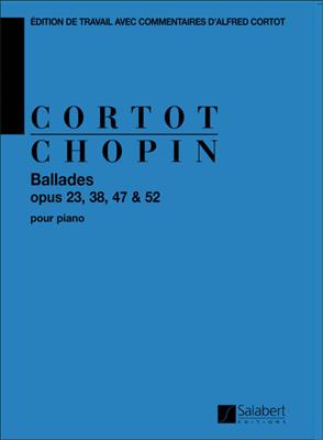 Frédéric Chopin: Ballades Op 23, 38, 47, 52: Solo de Piano