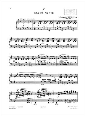 Joaquín Turina: Sacro Monte N 5 Danses Gitanes Vol 1: Solo de Piano