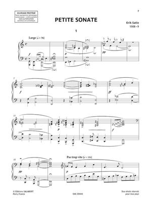 Erik Satie: Petite Sonate: Solo de Piano