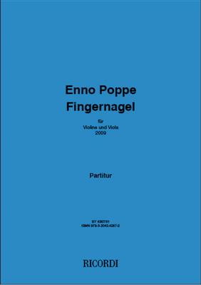 Enno Poppe: Fingernagel: Duo pour Cordes Mixte