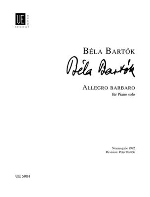 Béla Bartók: Allegro Barbaro: Solo de Piano