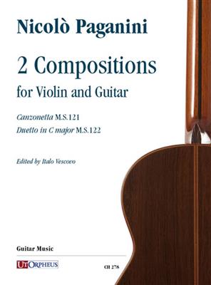 Niccolò Paganini: 2 Compositions: Violon et Accomp.