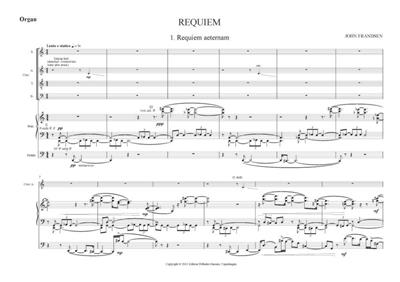 John Frandsen: Requiem: Chœur Mixte et Piano/Orgue