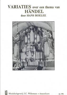 H. Boelee: Variaties Over Thema Handel: Orgue