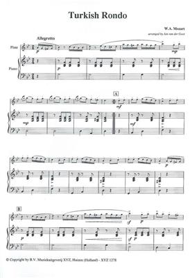 Wolfgang Amadeus Mozart: Turkse Mars: Flûte Traversière et Accomp.