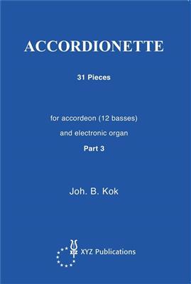J.B. Kok: Accordionette 3: Solo pour Accordéon