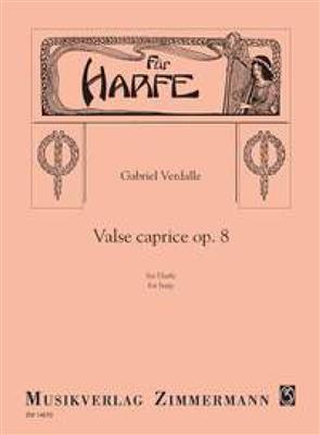 Gabriel Verdalle: Valse caprice op. 8: Solo pour Harpe