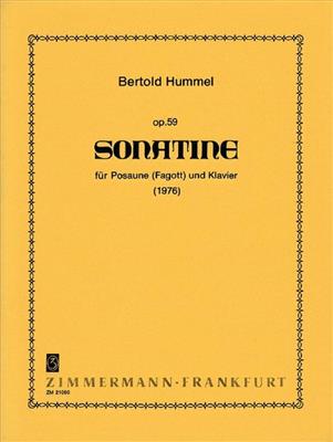 Bertold Hummel: Sonatine Op.59 (B.): Trombone et Accomp.