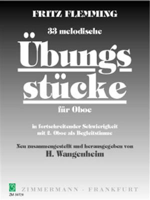 Fritz Flemming: Melodische Übungsstücke(33): Solo pour Hautbois